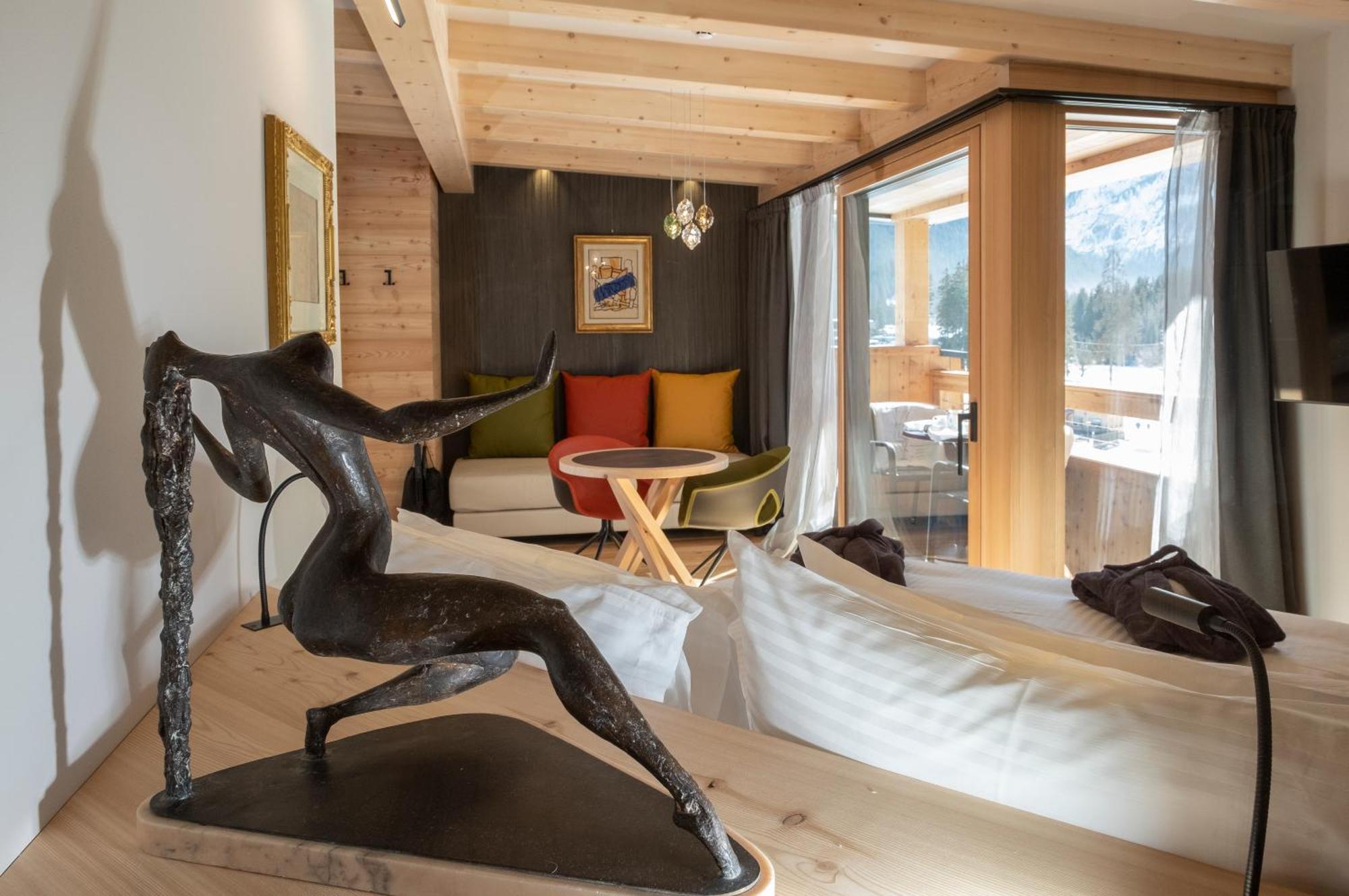 Locanda Degli Artisti Art Hotel Canazei Dış mekan fotoğraf